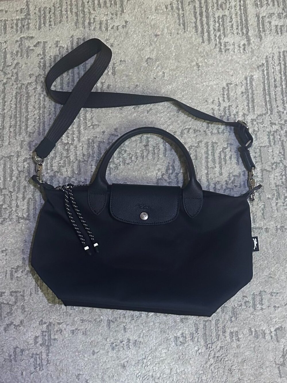 Le Pliage Energy S Handbag Black - barely used
